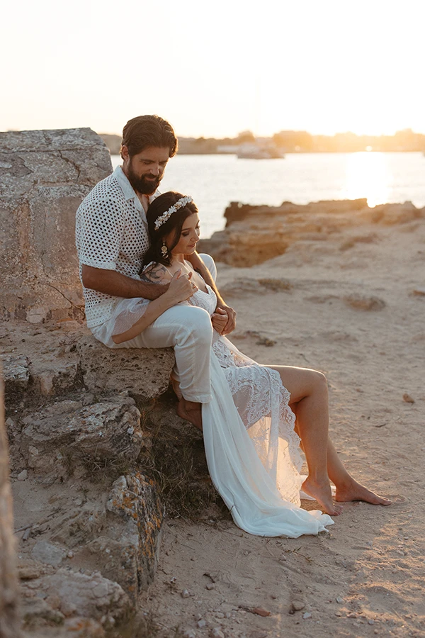 traditional spanish wedding at the beach