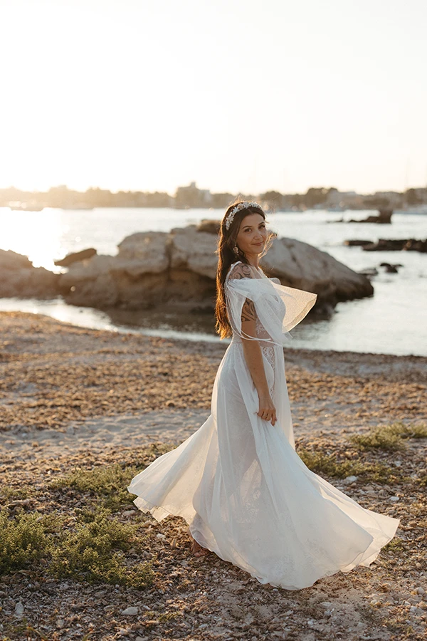 bride at the beach mallorca wedding venue