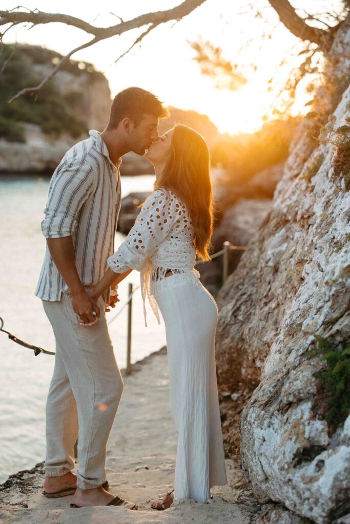 beach shooting couple love