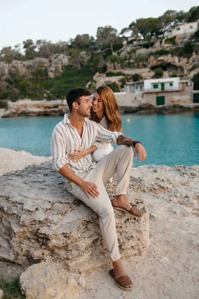 beautiful beach elopement in mallorca spain