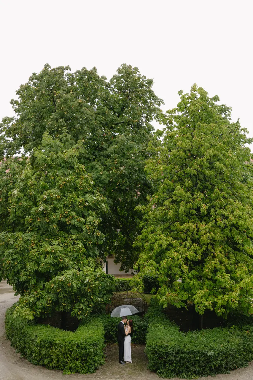 Schlechtwetter Hochzeit im Schloss Guntersdorf